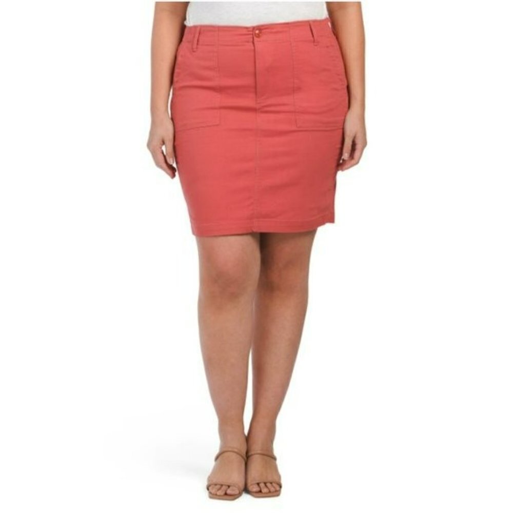 NWT Liverpool Plus Flap Pockets Utility Mini Skirt